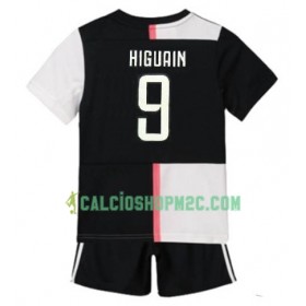 Juventus Gonzalo Higuain 9 Bambino Maglia Prima 2019/2020 Manica Corta (+ Pantaloncini)